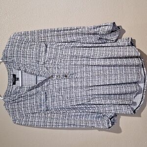 Cocomo black white dress top 3/4 sleeve